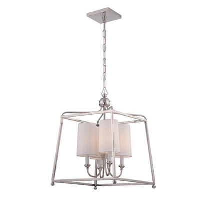Crystorama Sylvan Mini Chandelier Polished Nickel