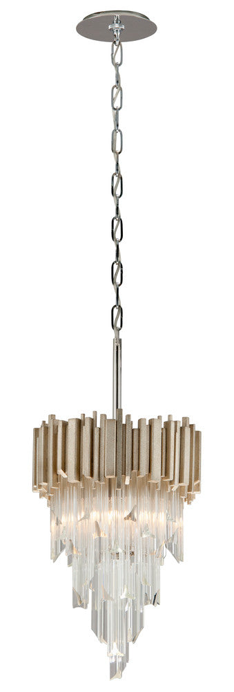 Corbett Mystique Pendant Modern Silver Leaf