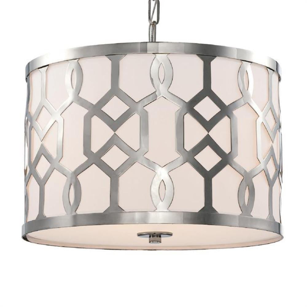 Crystorama Jennings Chandelier Polished Nickel