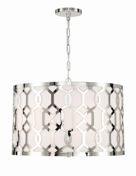 Crystorama Jennings Chandelier Aged Brass