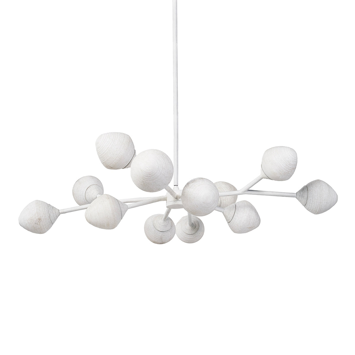 Palecek Delfina Alabaster Chandelier - Cream