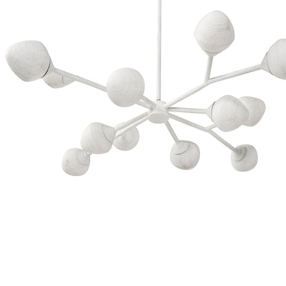 Palecek Delfina Alabaster Chandelier - Cream - view 2