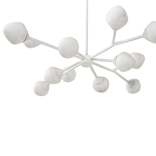 Palecek Delfina Alabaster Chandelier - Cream - view 2