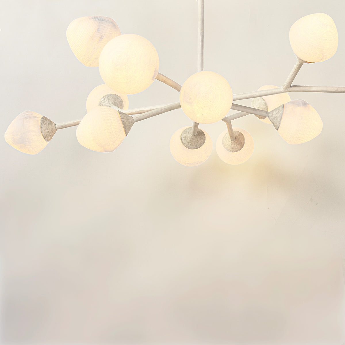 Palecek Delfina Alabaster Chandelier - Cream - view 3