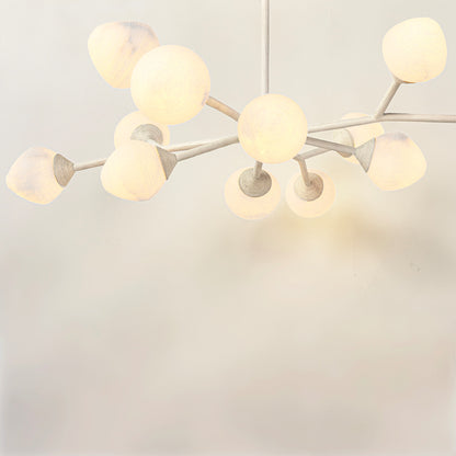 Palecek Delfina Alabaster Chandelier - Cream - view 3