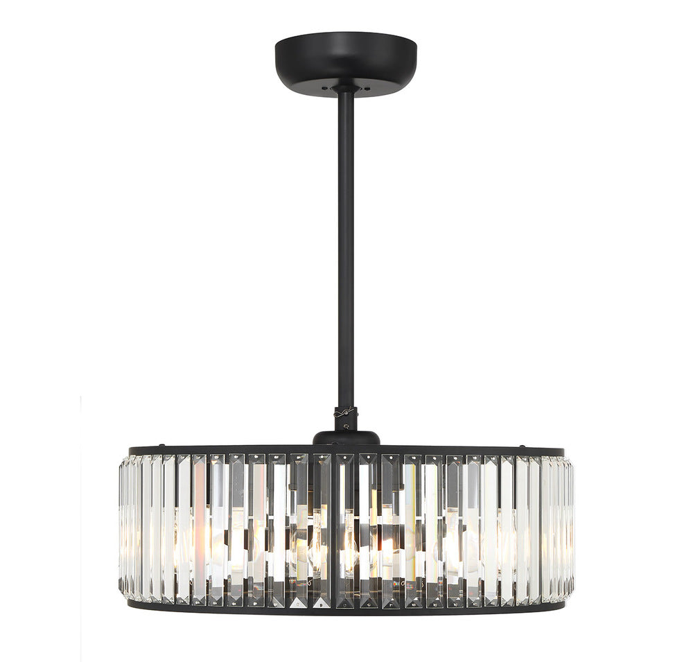 Savoy House Janus 6-Light Fan D'Lier - Matte Black