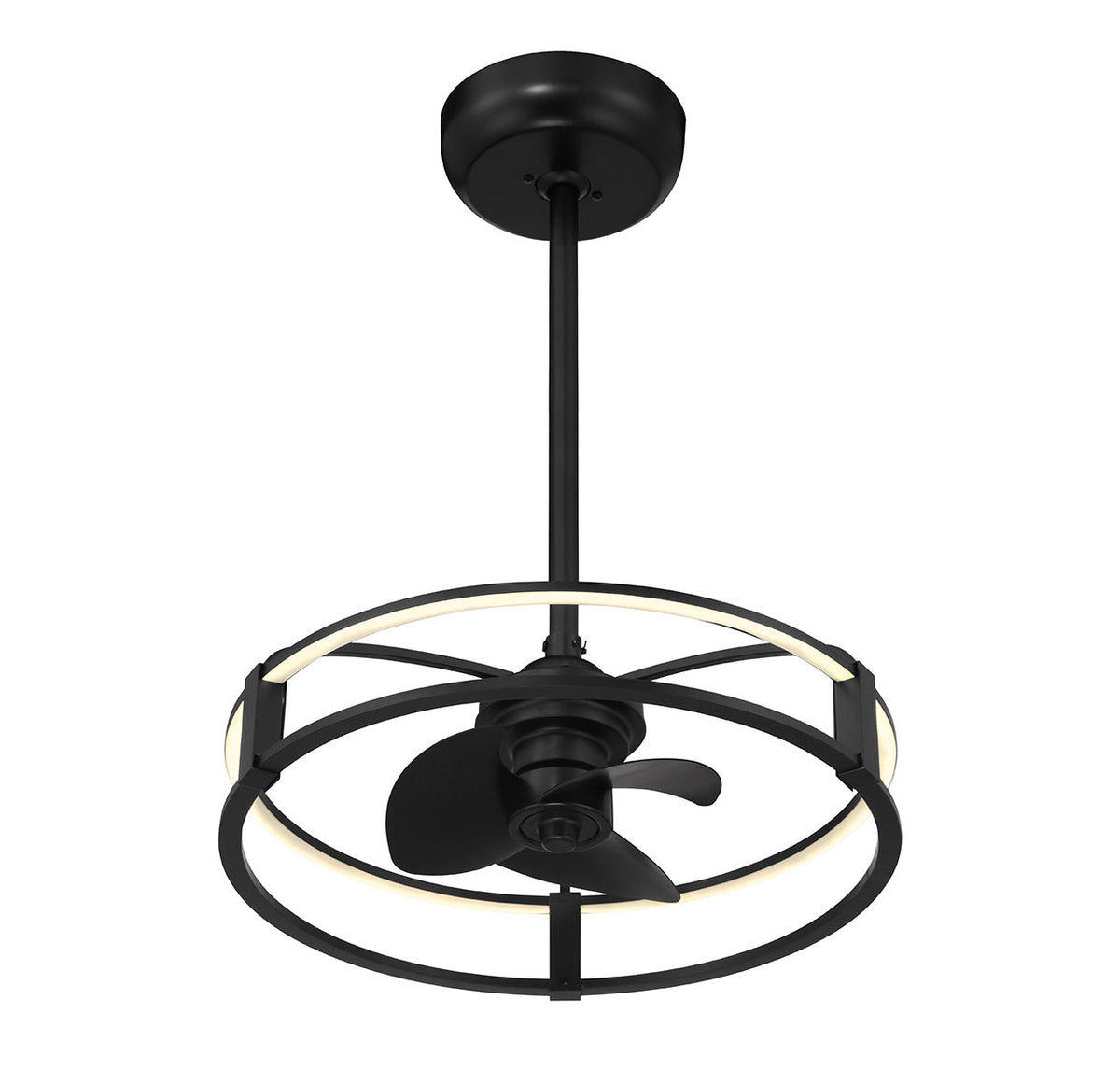 Vesta LED Fan D'Lier Matte Black