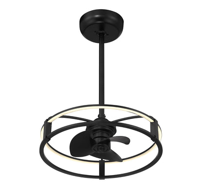Vesta LED Fan D'Lier Matte Black