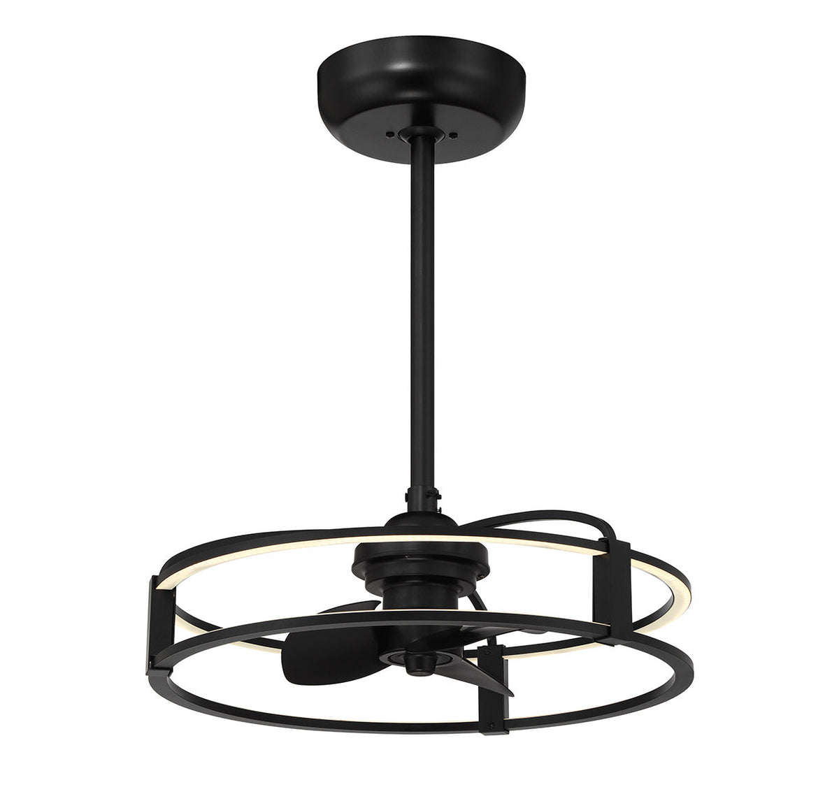 Vesta LED Fan D'Lier Matte Black