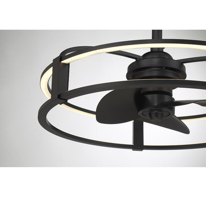 Vesta LED Fan D'Lier Matte Black