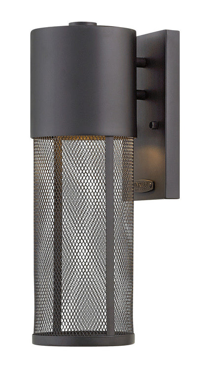 Hinkley Aria Outdoor Wall Mount Lantern Black
