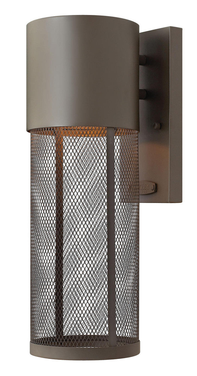 Hinkley Aria Outdoor Wall Mount Lantern Buckeye Bronze