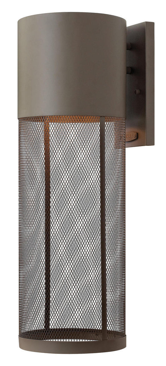 Hinkley Aria Outdoor Wall Mount Lantern Buckeye Bronze