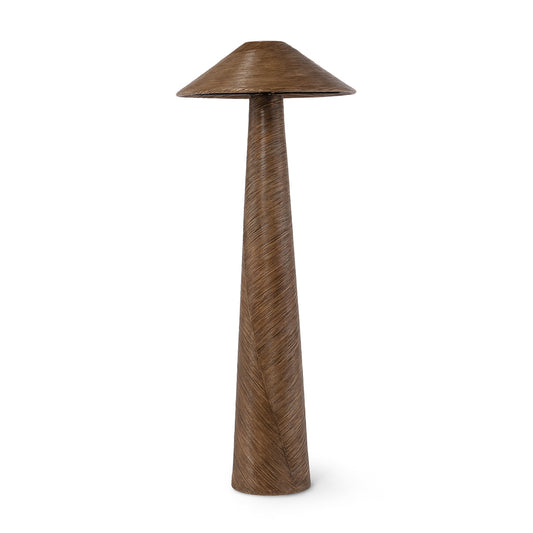 Palecek Greer Floor Lamp - Walnut Brown