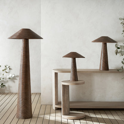Palecek Greer Floor Lamp - Walnut Brown - view 2