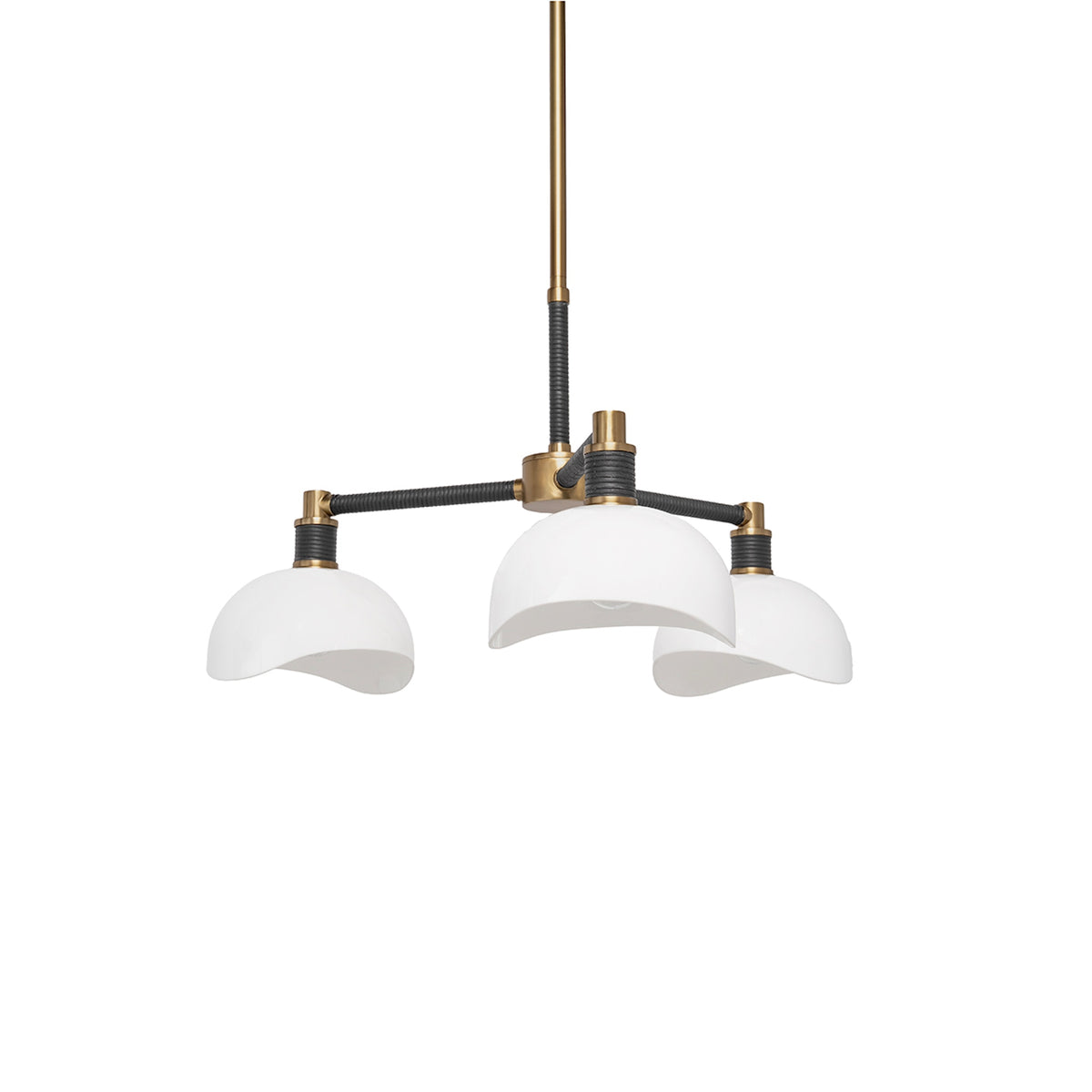Palecek Brooklyn Chandelier, Small - Black