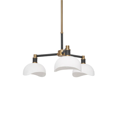 Palecek Brooklyn Chandelier, Small - Black
