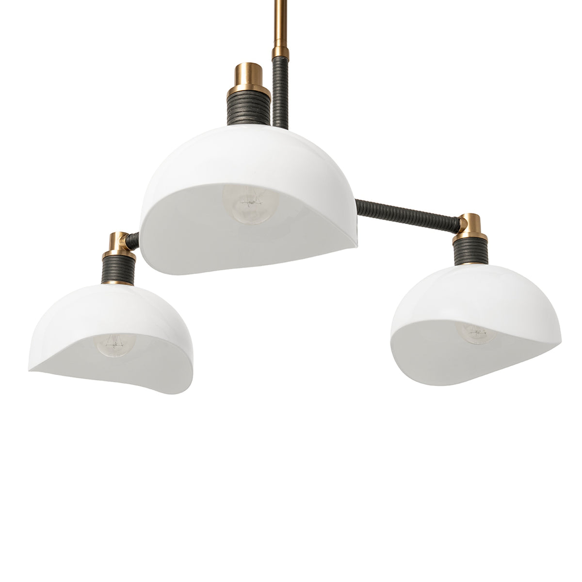 Palecek Brooklyn Chandelier, Small - Black - view 2