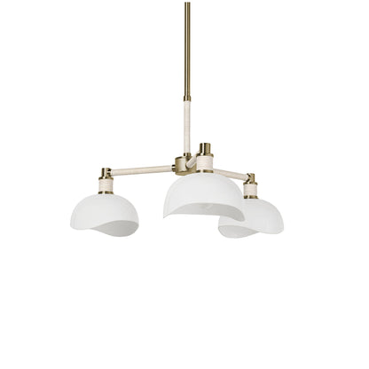 Palecek Brooklyn Chandelier, Small - Oak