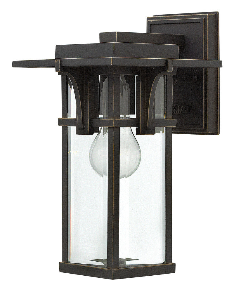 Hinkley Manhattan Outdoor Wall Mount Lantern Oil-Rubbed Bronze