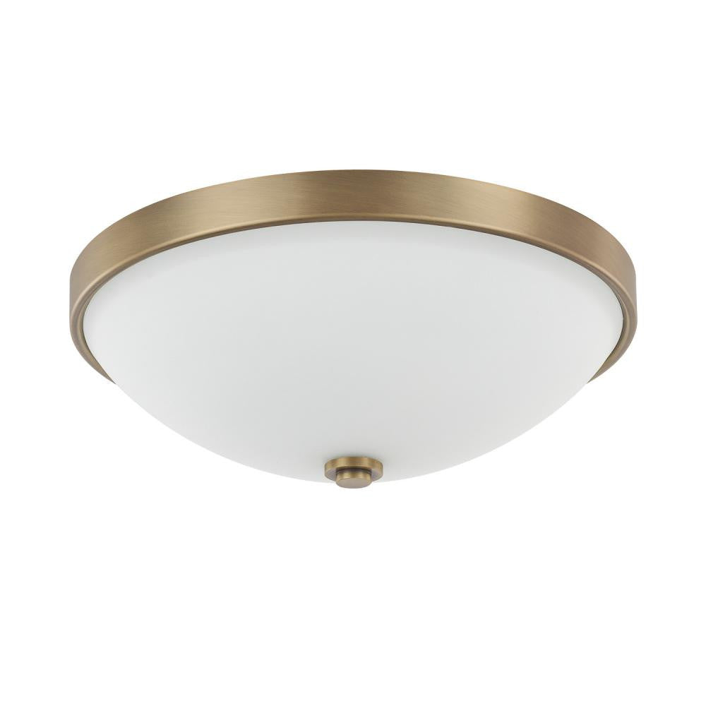 Capital Perkins Flush Mount Aged Brass