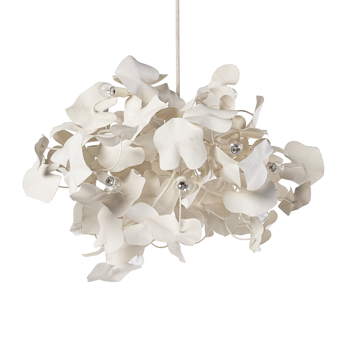 Palecek Claudia Chandelier - Textured White