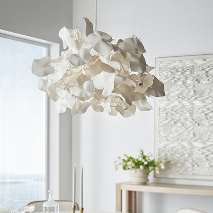 Palecek Claudia Chandelier - Textured White - view 3