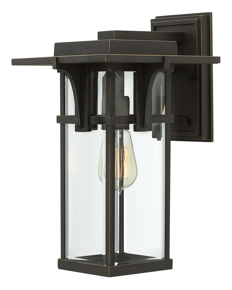 Hinkley Manhattan Outdoor Wall Mount Lantern Oil-Rubbed Bronze