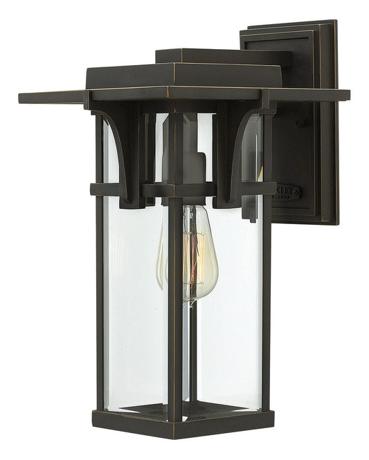 Hinkley Manhattan Outdoor Wall Mount Lantern Oil-Rubbed Bronze