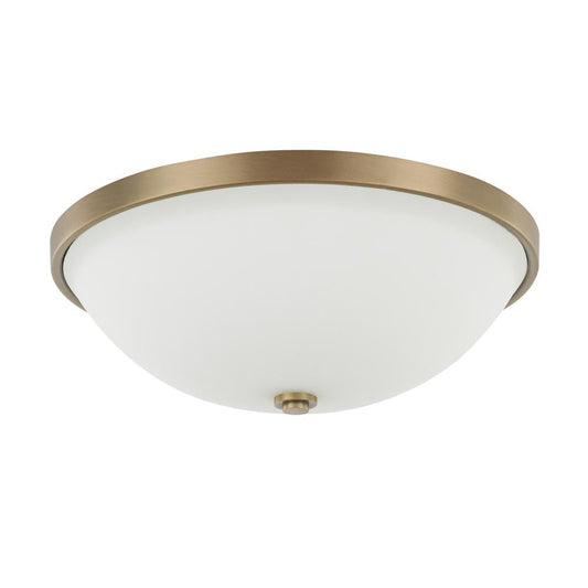 Capital Perkins Flush Mount Aged Brass