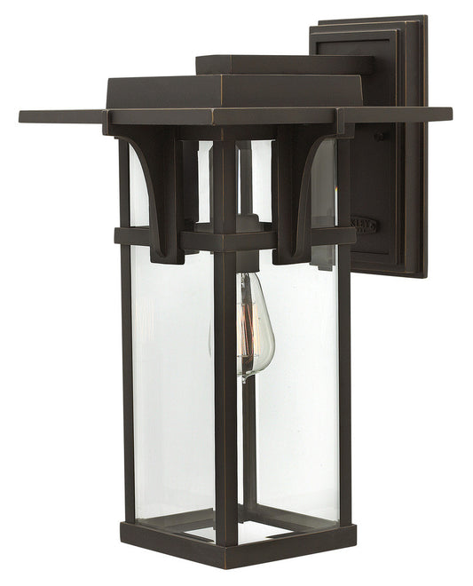 Hinkley Manhattan Outdoor Wall Mount Lantern Oil-Rubbed Bronze