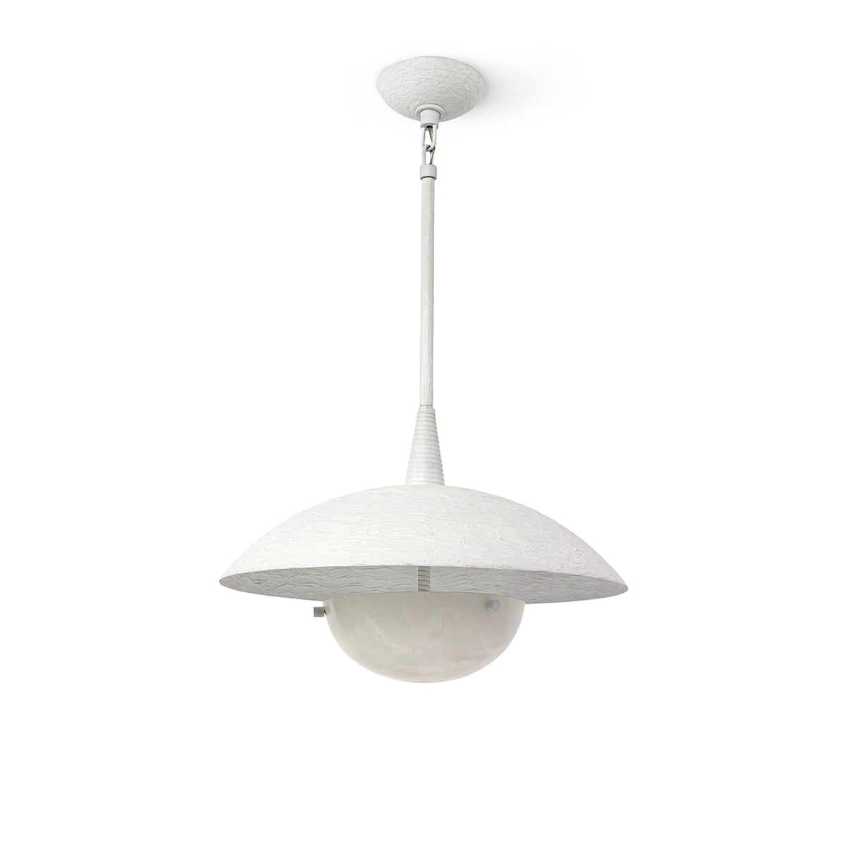 Palecek Capri Pendant, Small - White