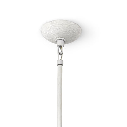 Palecek Capri Pendant, Small - White - view 3