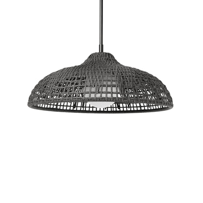 Palecek Westerly Outdoor Pendant 30" - Charcoal
