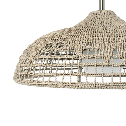 Palecek Westerly Outdoor Pendant 30" - Natural - view 2