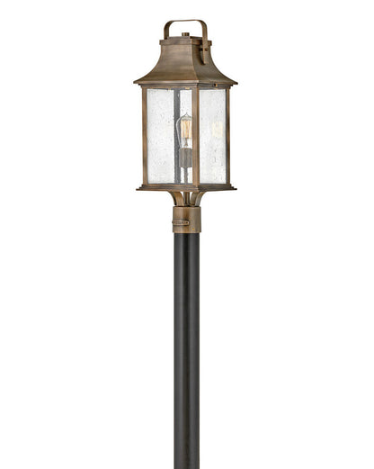Hinkley Grant Outdoor Post Mount Lantern Burnished Bronze