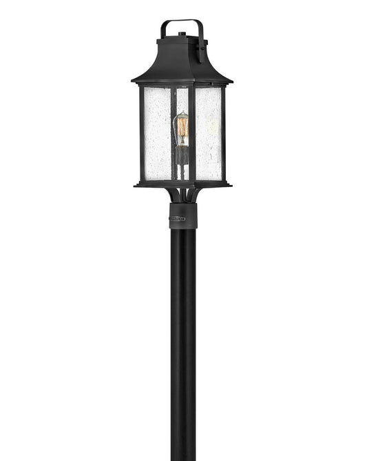 Hinkley Grant Outdoor Post Mount Lantern Black