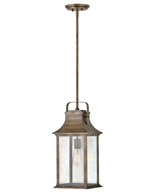 Hinkley Grant Outdoor Hanging Lantern Burnished Bronze