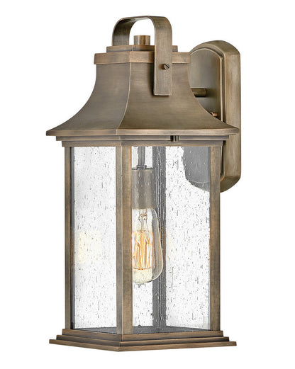 Hinkley Grant Outdoor Wall Mount Lantern Burnished Bronze