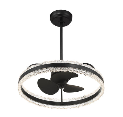 Corona LED Fan D'Lier Matte Black