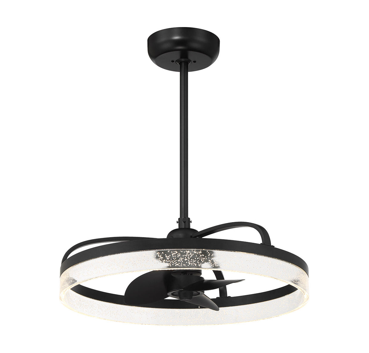 Lyria LED Fan D'Lier Matte Black