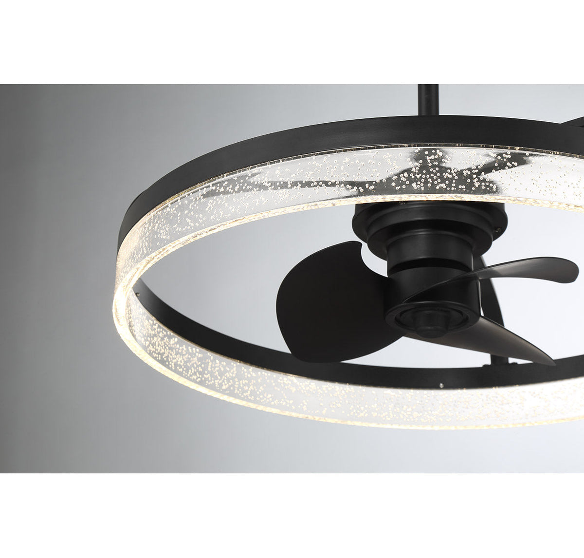 Lyria LED Fan D'Lier Matte Black