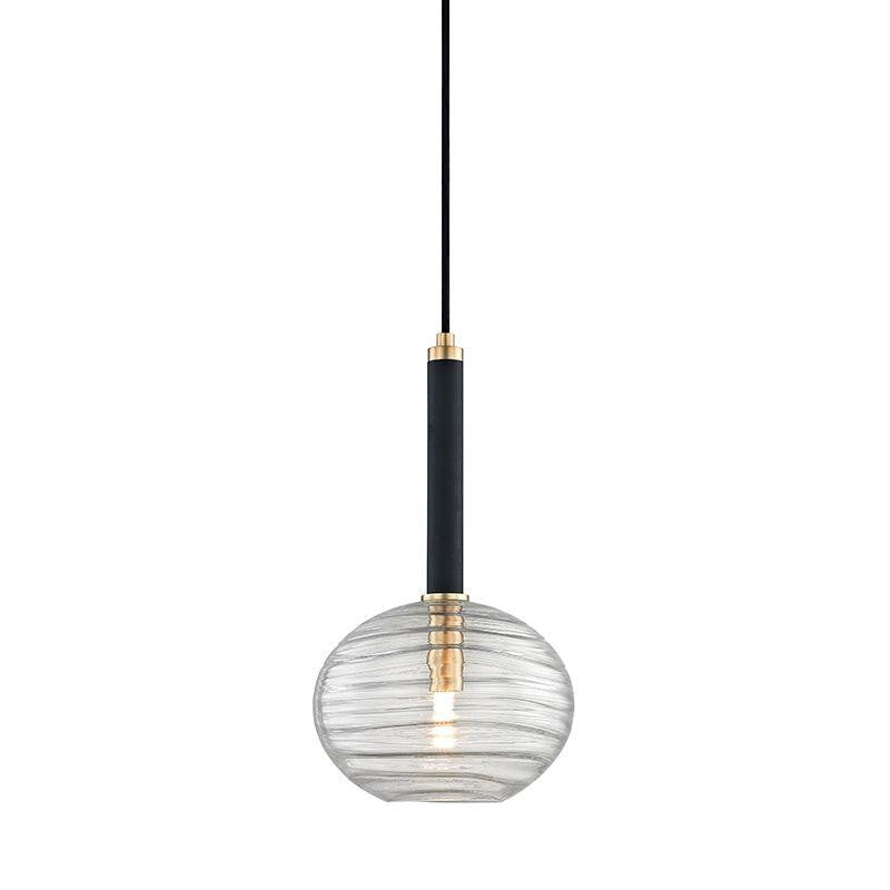 Hudson Valley Breton Pendant Aged Brass