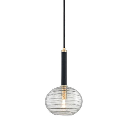 Hudson Valley Breton Pendant Aged Brass