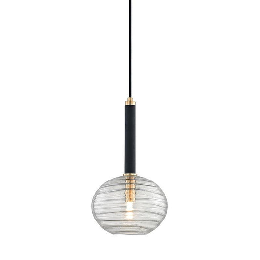 Hudson Valley Breton Pendant Aged Brass