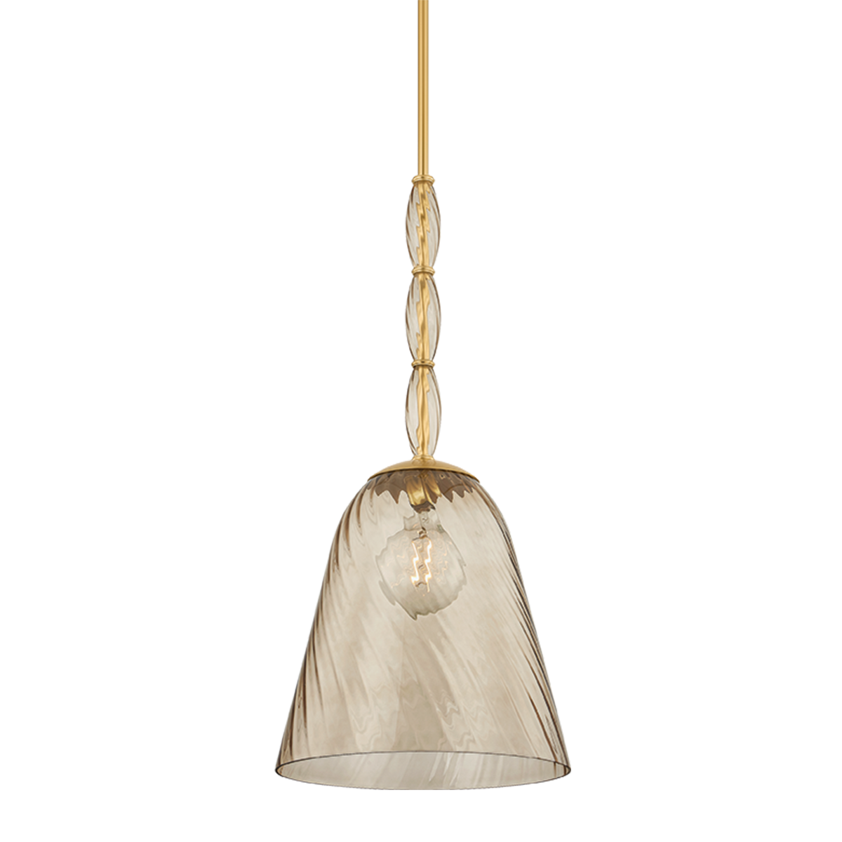 Hudson Valley Bleecker 16" Pendant Aged Brass