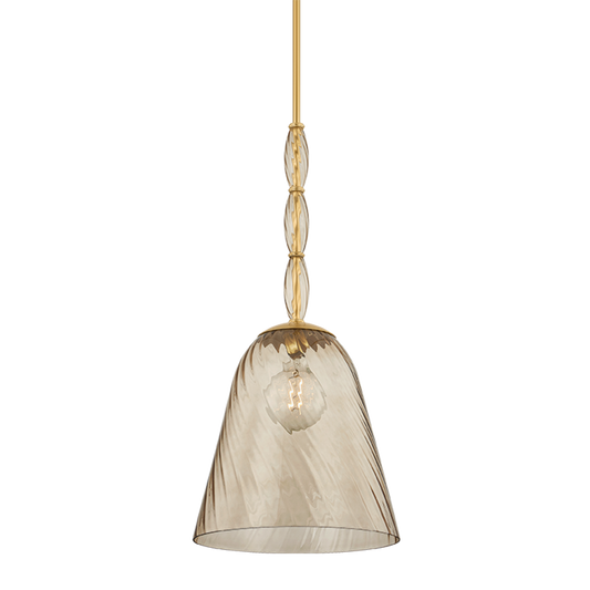 Hudson Valley Bleecker 16" Pendant Aged Brass