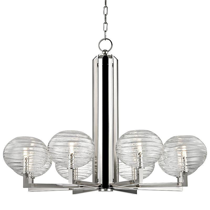 Hudson Valley Breton Chandelier Polished Nickel