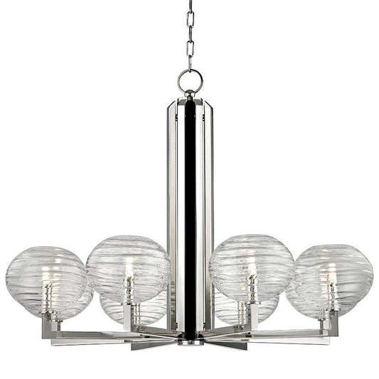 Hudson Valley Breton Chandelier Polished Nickel