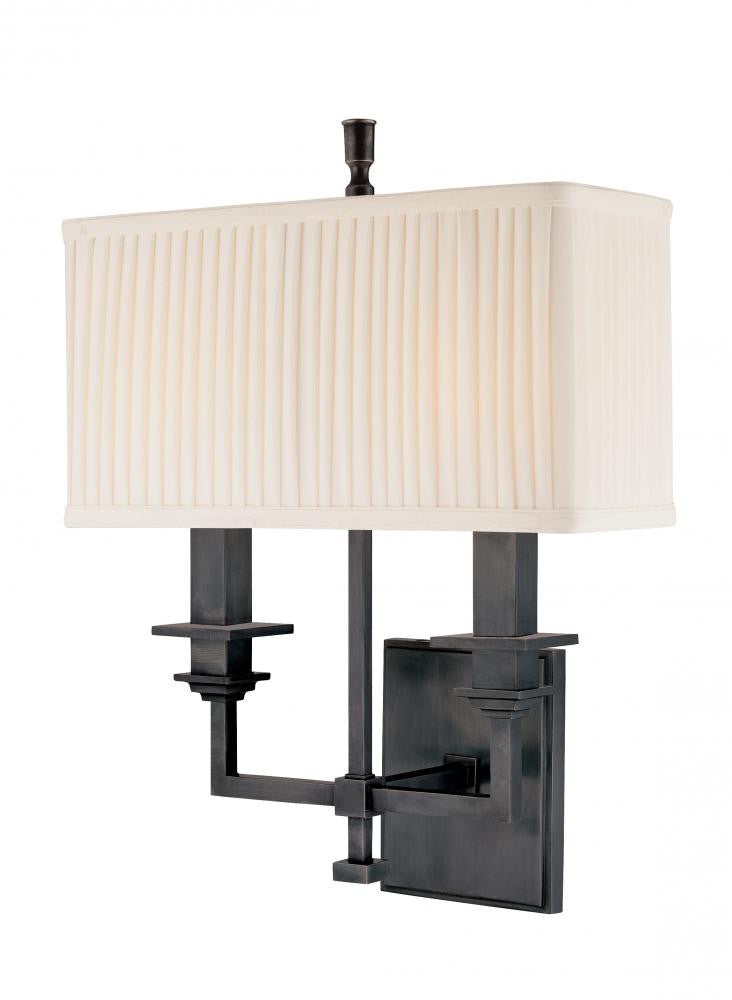 Hudson Valley Berwick Wall Sconce Polished Nickel